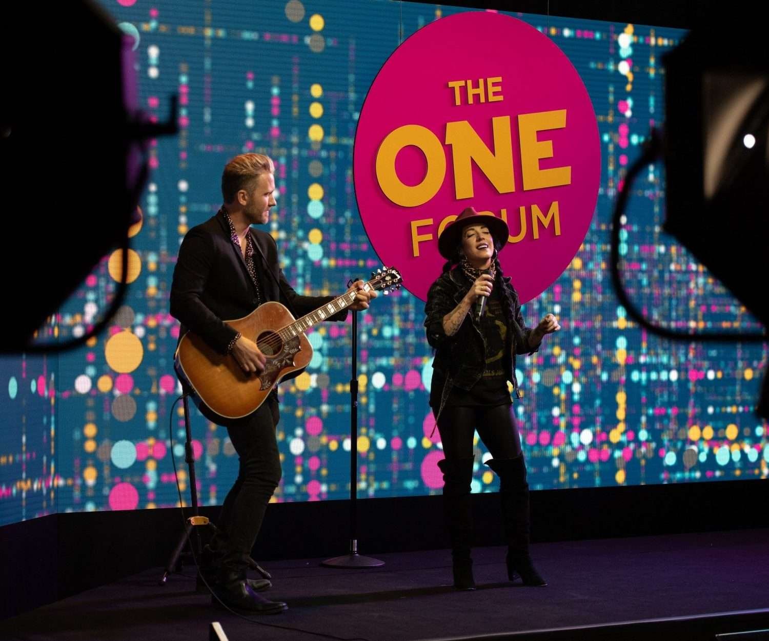 On stage performance