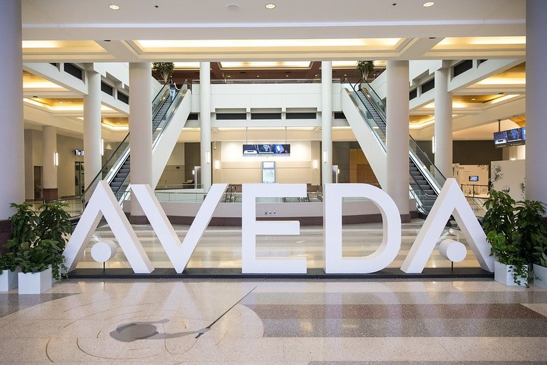 Aveda Logo to welcome Aveda Congress attendees